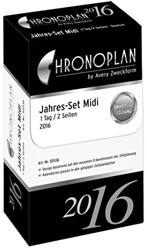 Chronoplan 50536 Kalendarium Jahres-Set Midi, 1 Tag1 Seite, 2016, 1 Stuck, weiß. Organisiere dein Jahr mit diesem praktischen Kalendarium. #Chronoplan #Jahresplaner #Organisation #Planung #Weihnachten #Geschenk #Coupon - Jetzt bei Amazon kaufen!