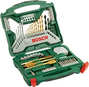 Das Bosch 70tlg. X-Line Titanium Bohrer und Schrauber Set ist ideal für Holz, Stein und Metall. Perfektes Zubehör für die Bohrmaschine. 🔩🛠️ #Bosch #Bohrerset #Handwerker #DIY #Deutschland #Geschenk #Coupon - Jetzt bei Amazon kaufen!