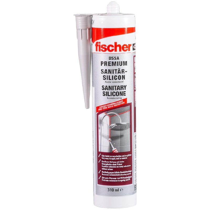 Hochwertiges Premium-Sanitär-Silikon von fischer für das Abdichten und Verfugen im Sanitärbereich. Jetzt nur 6,16€ statt 13,39€ -54Rabatt. #fischer #Sanitär #Silikon #Angebot #Weihnachten #Geschenk #Preisfehler - Jetzt bei Amazon kaufen!