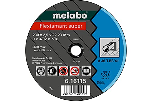 Metabo Flexiamant super 150 x 2 x 22,2 Stahl für nur 9,99€. Top Qualität für verschiedene Anwendungen. #Metabo #Flexiamant #Schleifscheibe #Qualität #Weihnachten #Geschenk #Rabatt - Jetzt bei Amazon kaufen!