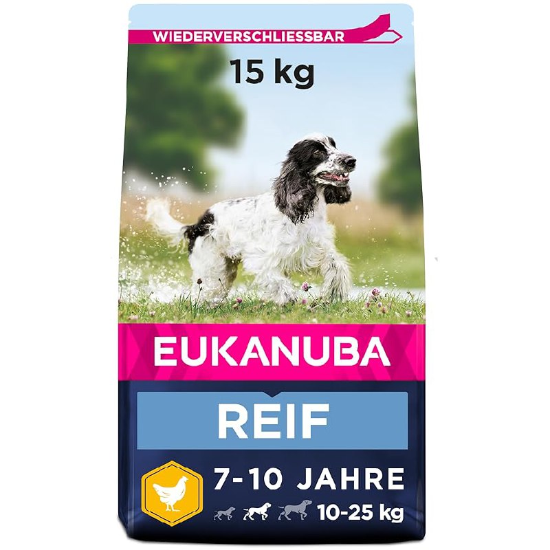 Hochwertiges Eukanuba Hundefutter mit frischem Huhn speziell für mittelgroße Rassen. Nährstoffreich und lecker! #Eukanuba #Hundefutter #frischesHuhn #Angebot #Deutschland #Geschenk #Deals - Jetzt bei Amazon kaufen!