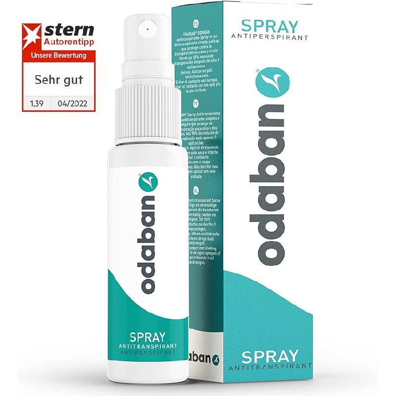 Hochwirksames ODABAN Antitranspirant Deo Spray bekämpft starkes Schwitzen und Hyperhidrose. Jetzt nur 16,85€ statt 19,99€ -16Rabatt. #ODABAN #Antitranspirant #Deo #Hyperhidrose #Weihnachten #Geschenk #Preisfehler - Jetzt bei Amazon kaufen!