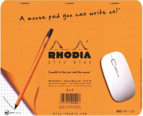 Rhodia clic de souris bloc de patin mit 5mm Gitter, 19x23cm, Import aus Japan. #Rhodia #Mousepad #Japan #OfficeSupply #Deutschland #Geschenk #Deals - Jetzt bei Amazon kaufen!