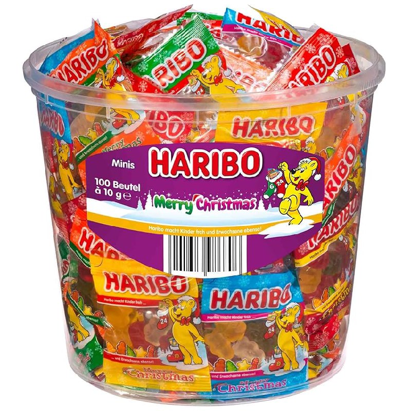 Greife zu den Haribo Christmas Minis für nur 12,75€! Eine leckere Mischung aus fruchtigen Gummibärchen und anderen Süßigkeiten. #Haribo #Weihnachten #Gummibärchen #Leckereien #Weihnachten #Geschenk #Angebot - Jetzt bei Amazon kaufen!