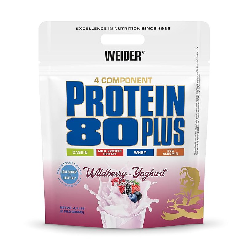 Weider Protein 80 Plus Eiweißpulver in Waldfrucht-Joghurt-Geschmack. Hochwertiges Eiweiß für den Muskelaufbau und -erhalt. #Weider #Eiweißpulver #Protein #Fitness #Weihnachten #Geschenk #Rabatt - Jetzt bei Amazon kaufen!