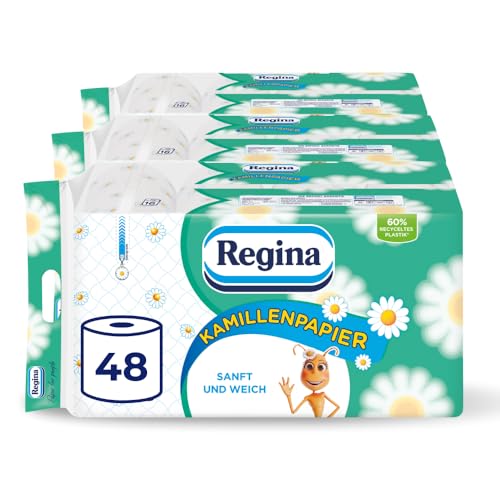 48 Rollen Regina Kamillenpapier 3-lagiges Toilettenpapier für nur 14.97€. Weich und sanft. #Regina #Toilettenpapier #Kamille #Angebot #Deutschland #Geschenk #Deals - Jetzt bei Amazon kaufen!