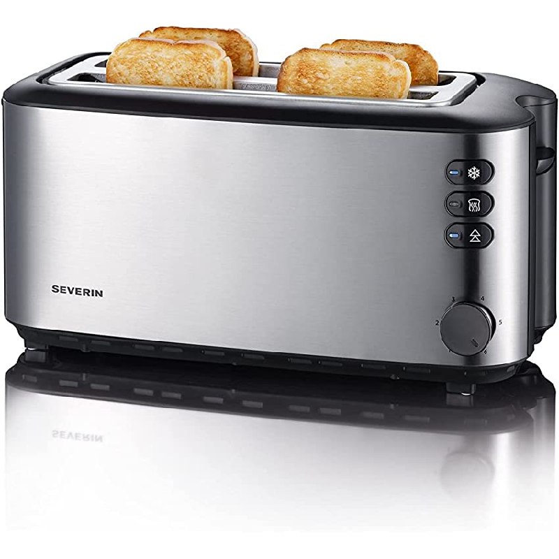 SEVERIN Automatik-Langschlitztoaster mit Brotchenaufsatz. Perfekt geröstetes Brot genießen. #SEVERIN #Toaster #ElektrischeKuchengerate #Frühstück #Deutschland #Geschenk #Coupon - Jetzt bei Amazon kaufen!