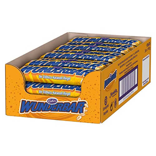 WUNDERBAR Peanut 24 x 49g Riegel, einzeln verpackt, Erdnuss-Karamell. Sparabo einrichten und sparen! #WUNDERBAR #Erdnuss #Riegel #Sparabo #Weihnachten #Geschenk #Angebot - Jetzt bei Amazon kaufen!