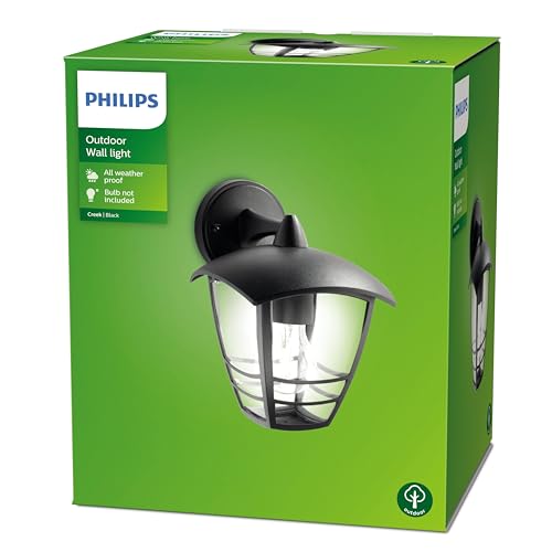 Philips myGarden Creek Wandleuchte, 53W, Schwarz. Stilvolle Beleuchtung für den Außenbereich. #Philips #Wandleuchte #Außenbeleuchtung #Gartenlampen #Weihnachten #Geschenk #Preisfehler - Jetzt bei Amazon kaufen!