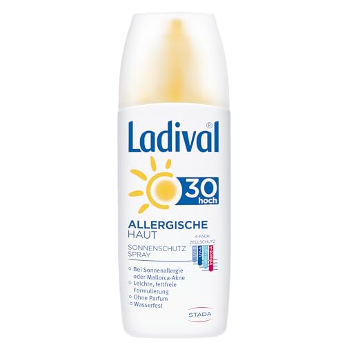 Parfumfreies Ladival Allergische Haut Sonnencreme Spray LSF 30, ideal fur Allergiker, ohne Farb- und Konservierungsstoffe, wasserfest, 1 x 150ml. #Ladival #Sonnenschutz #Allergiker #Sparen #Weihnachten #Geschenk #Rabatt - Jetzt bei Amazon kaufen!