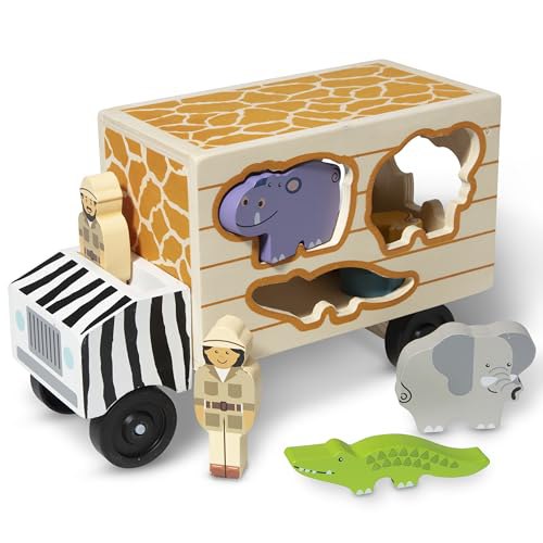 Holzformensortierwagen von Melissa & Doug mit Zoo- und Safari-Tieren. Ideal für Montessori-Spielzeug und Puzzle für Kleinkinder. #MelissaandDoug #Holzspielzeug #Kleinkindspielzeug #Sparen #Deutschland #Geschenk #Deals - Jetzt bei Amazon kaufen!