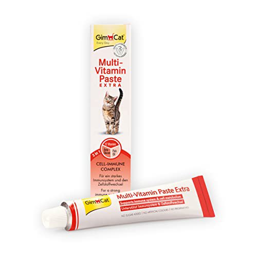 GimCat Multi-Vitamin Paste Extra - Katzensnack mit Fischöl für ein starkes Immunsystem und Zellstoffwechsel. 1 Tube 1 x 200 g. #GimCat #Katzensnack #Fischöl #Gesundheit #Weihnachten #Geschenk #Preisfehler - Jetzt bei Amazon kaufen!