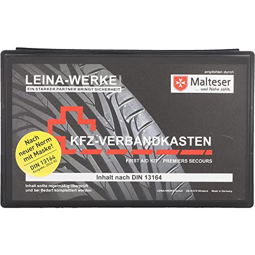 LEINA-Werke 10105 KFZ-Verbandkasten mit Fotodruck in Schwarz. Ideal für unterwegs! #LEINA #KFZ #Verbandkasten #Notfallbereit #Deutschland #Geschenk #Deals - Jetzt bei Amazon kaufen!