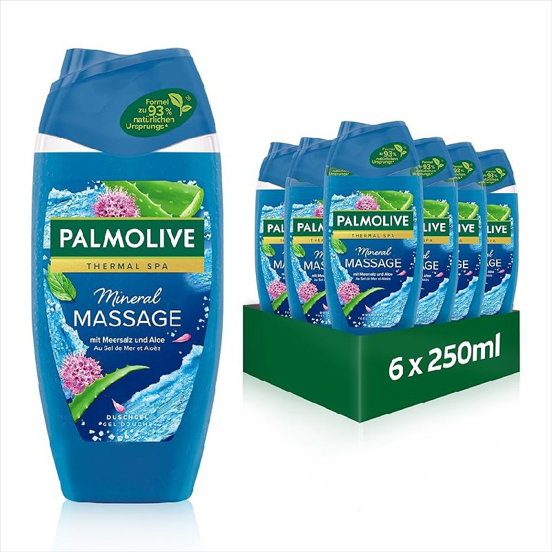 Palmolive Duschgel Thermal SPA Mineral Massage, mit Meersalz. Entspannend und erfrischend für die Haut. #Palmolive #Duschgel #SPA #Angebot #Deutschland #Geschenk #Preisfehler - Jetzt bei Amazon kaufen!