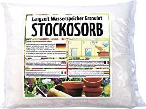 Stockosorb - Granulat für Pflanzen zur Wasserspeicherung in über 1200L Blumenerde, 1kg. Ideal für drinnen und draußen. #Stockosorb #Wasserspeicher #Pflanzenpflege #Gartenbedarf #Weihnachten #Geschenk #Rabatt - Jetzt bei Amazon kaufen!