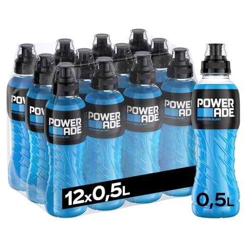 Powerade Sports Mountain Blast - Iso Drink mit Elektrolyten für Sport und Erfrischung. Kalorienarm, 12 x 500 ml in Blau. #Powerade #IsoDrink #Sportgetränk #Erfrischung #Weihnachten #Geschenk #Schnäppchen - Jetzt bei Amazon kaufen!