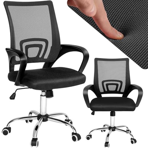 Ergonomischer Bürostuhl mit Lordosenstütze und Armlehnen, höhenverstellbar, mit Wippfunktion. Ideal fürs Homeoffice. #tectake #Bürostuhl #Homeoffice #ergonomisch #Deutschland #Geschenk #Rabatt - Jetzt bei Amazon kaufen!