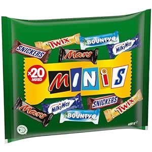 Genieße die Vielfalt im Mixed Minis Beutel von Mars mit Snickers, Bounty, Twix und Milky Way. Perfekt für unterwegs! #Mars #Snickers #Bounty #Minis #Weihnachten #Geschenk #Coupon - Jetzt bei Amazon kaufen!