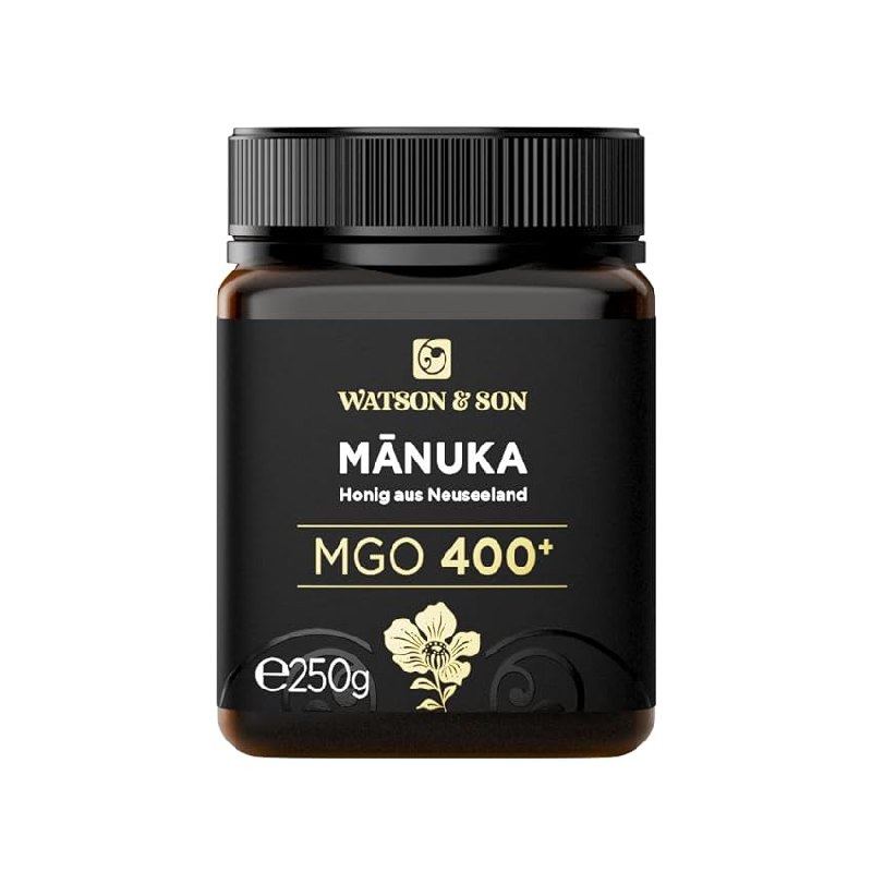 Premium Qualität aus Neuseeland! Watson & Son Manuka Honig MGO 400, 250g. Ideal zum Kochen und Backen. Jetzt nur 22,86€. #WatsonSon #ManukaHonig #Honig #Qualität #Weihnachten #Geschenk #Preisfehler - Jetzt bei Amazon kaufen!