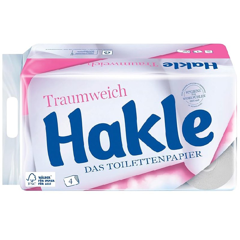 Sanftes Hakle Traumweich Toilettenpapier 16 Rollen für puren Komfort. #Hakle #Toilettenpapier #Zuhause #Angebote #Deutschland #Geschenk #Coupon - Jetzt bei Amazon kaufen!