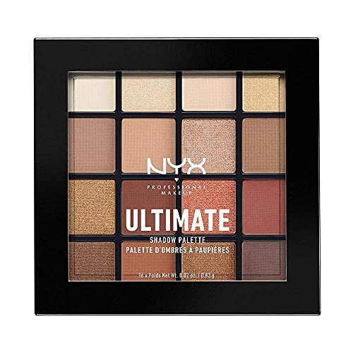 NYX Professional Makeup Lidschattenpalette mit 16 intensiven Farbtönen, langanhaltendem Finish und veganer Formel. Ultimate Shadow in Warm Neutrals. #NYXProfessionalMakeup #Lidschattenpalette #Vegan #MakeupPalette #Weihnachten #Geschenk #Deals - Jetzt bei Amazon kaufen!