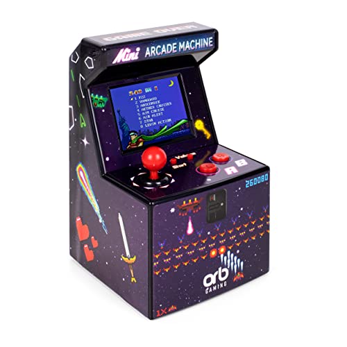 Mini-Arcademachine mit 240 Retro-Games, 8-Bit, 2,5-Zoll-Farbdisplay, Joystick, 2 Knöpfen, Lautstärkeregler, ideales Geschenk. #ThumbsUp #Arcademachine #RetroGaming #Spaßfaktor #Weihnachten #Geschenk #Preisfehler - Jetzt bei Amazon kaufen!