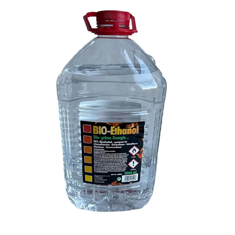 Bioethanol 5 Liter für Kamine, grüne Energie aus 96% Bio-Alkohol. Tiefpreis-Angebot für nur 16,83€ -15. Energieeffizienter Brennstoff. #Bioethanol #Kamine #Brennstoffe #Energieeffizient #Deutschland #Geschenk #Coupon - Jetzt bei Amazon kaufen!