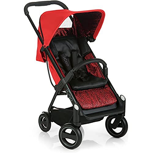 iCOO Acrobat Buggy - leicht, kompakt, ab Geburt, Liegefunktion, Aluminium, höhenverstellbarer Griff, Reflektoren Rot #iCOO #Buggy #Kinderwagen #Leichtgewicht #Weihnachten #Geschenk #Coupon - Jetzt bei Amazon kaufen!