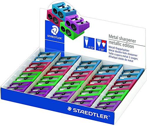 Der Staedtler 510 20 PR2 ist ein Metalldoppelspitzer für Stifte. Praktisch und langlebig. #Staedtler #Metalldoppelspitzer #Büromaterial #Schreibwaren #Weihnachten #Geschenk #Deals - Jetzt bei Amazon kaufen!