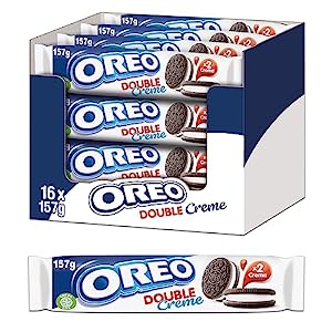 Der OREO Double, ein knuspriger Kakao Doppelkeks mit doppelter Creme-Füllung. Genieße 16 Packungen à 157g. #OREO #Keks #Snack #Angebot #Weihnachten #Geschenk #Deals - Jetzt bei Amazon kaufen!