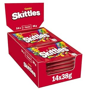 Skittles Fruits Vegane Halloween Sußigkeiten, fruchtige Kaubonbons, Großpackung mit 14 Beuteln, je 38g. #Skittles #VeganeSußigkeiten #Halloween #Fruchtig #Weihnachten #Geschenk #Schnäppchen - Jetzt bei Amazon kaufen!