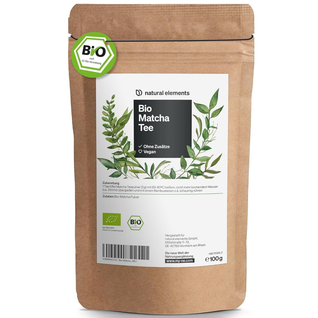 Hochwertiges Bio Matcha Pulver aus Japan, 100g für besten Grüntee-Genuss. Natürlich und ohne Zusätze. 💚🍵 #Matcha #Japan #Gesundheit #Genuss #Deutschland #Geschenk #Rabatt - Jetzt bei Amazon kaufen!