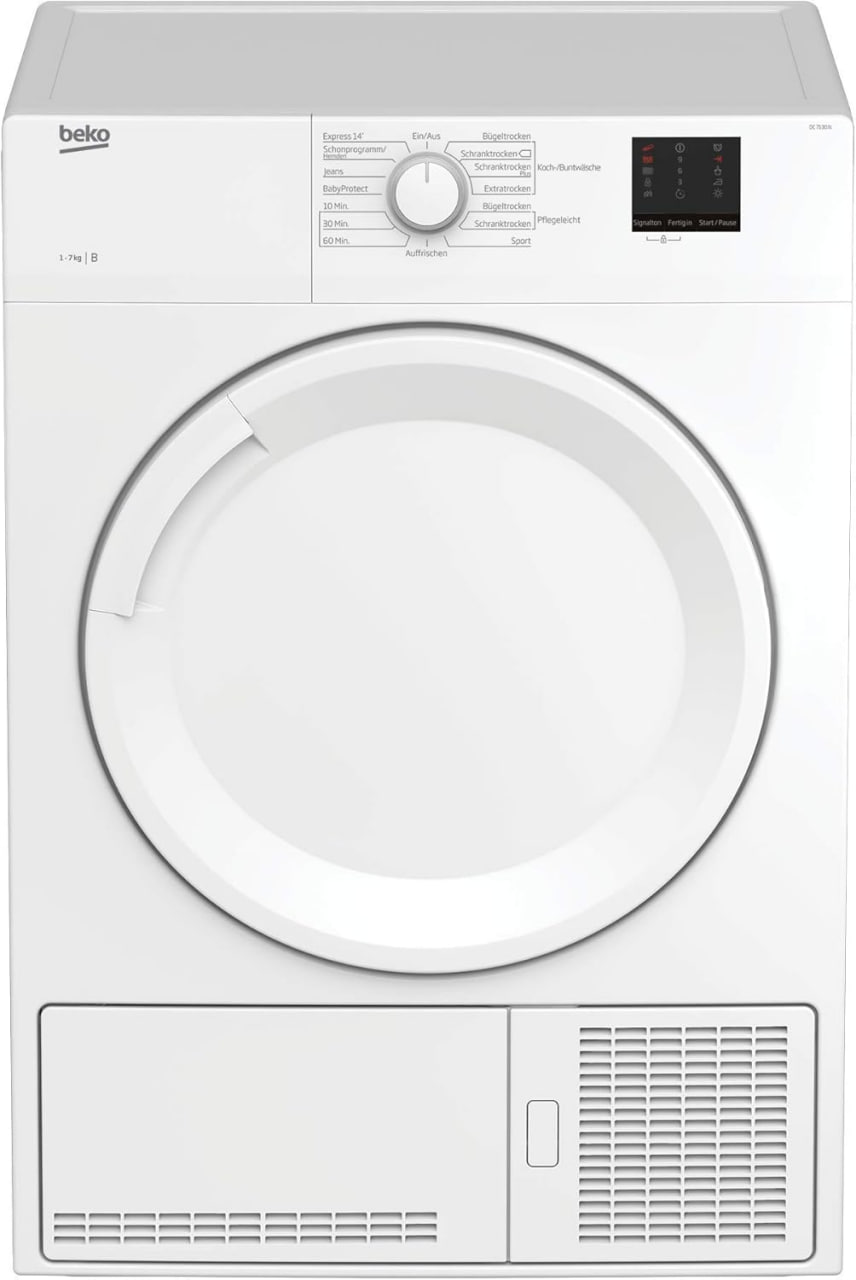 Beko DC 7130 N b100 Kondenstrockner mit 7 kg Fassungsvermögen und 15 Programmen. Elektronische Feuchtemessung und AquaWave-Schontrommel für schonendes Trocknen. #Beko #Kondenstrockner #Haushaltsgerät #Feuchtigkeitsmessung #Weihnachten #Geschenk #Coupon - Jetzt bei Amazon kaufen!