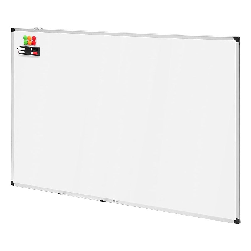 Magnetisches Whiteboard mit Stiftablage und Aluminiumleisten. Ideal für Zuhause oder Büro. Praktisch und platzsparend. #AmazonBasics #Whiteboard #OfficeEssentials #Angebot #Weihnachten #Geschenk #Schnäppchen - Jetzt bei Amazon kaufen!