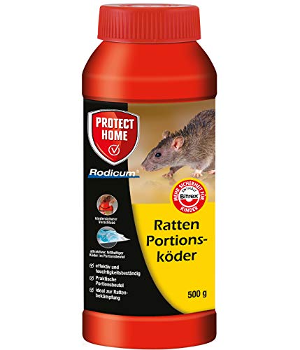 PROTECT HOME Rodicum Ratten Portionskoder, 500g Dose. Beseitigt effektiv Ratten. #ProtectHome #Rodicum #Rattenkoder #Gesundheitsgefahr #Weihnachten #Geschenk #Schnäppchen - Jetzt bei Amazon kaufen!