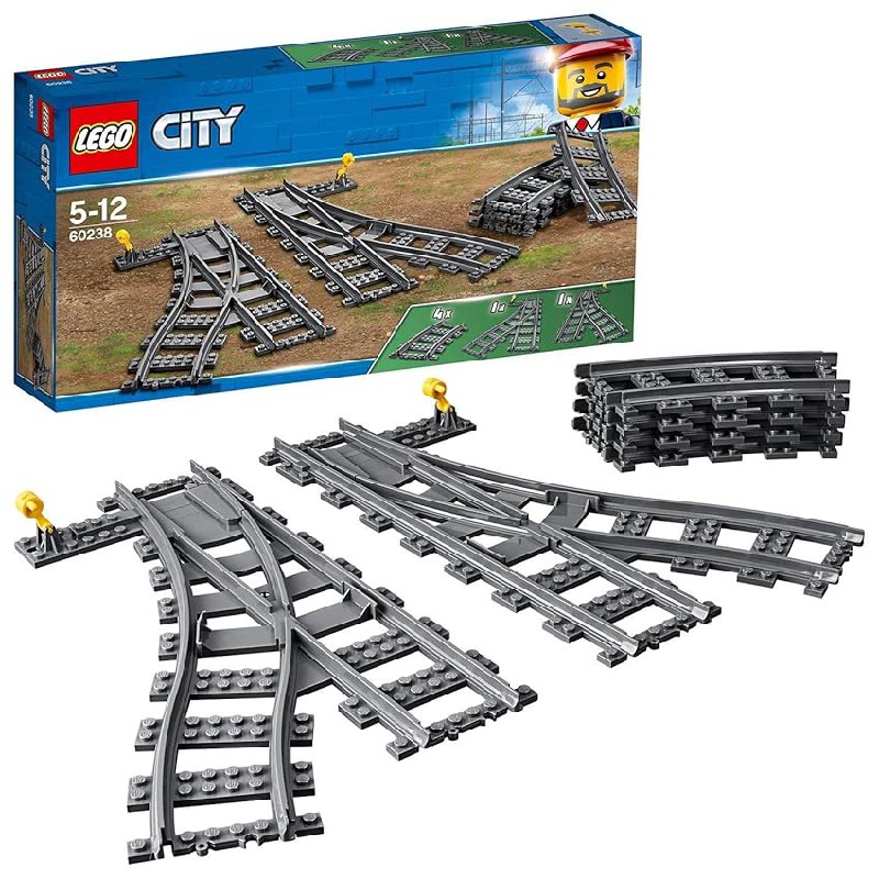 Erweitere deine LEGO City mit 6 Weichen-Elementen für noch mehr Spielspaß. Perfekt für kreative Bauideen. #LEGO #Bauklotze #Städtebau #Spielzeug #Weihnachten #Geschenk #Angebot - Jetzt bei Amazon kaufen!