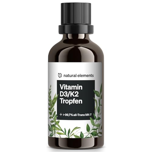 Vitamin D3 K2 Tropfen 50ml - Premium 99,7 All-Trans K2VITAL von Kappa - hochdosiert, bioverfügbar, flüssig, in Deutschland produziert. #VitaminD3 #K2VITAL #Nahrungsergänzung #Gesundheit #Deutschland #Geschenk #Schnäppchen - Jetzt bei Amazon kaufen!