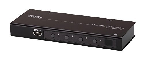 ATEN VS481C HDMI Switch mit 4 Ports für True 4K-Auflösung in schwarz. Einfaches Umschalten zwischen 4 HDMI-Quellen. #ATEN #HDMI #Switch #Technik #Weihnachten #Geschenk #Schnäppchen - Jetzt bei Amazon kaufen!