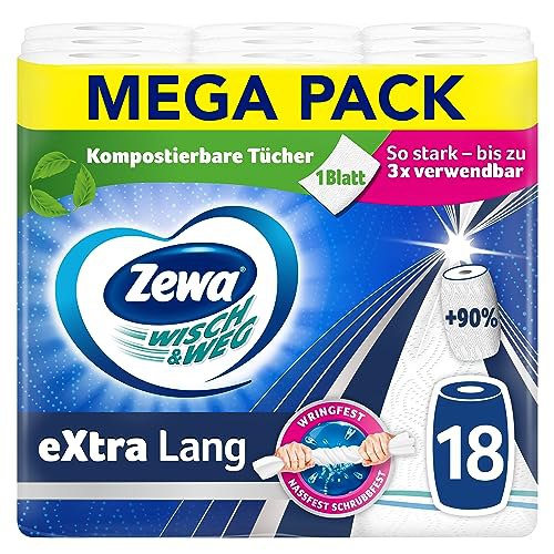 Zewa WischWeg extra lang Original im Mega Pack für gründliche Reinigung. Sanft zur Haut. #Zewa #WischWeg #MegaPack #Hygiene #Deutschland #Geschenk #Deals - Jetzt bei Amazon kaufen!