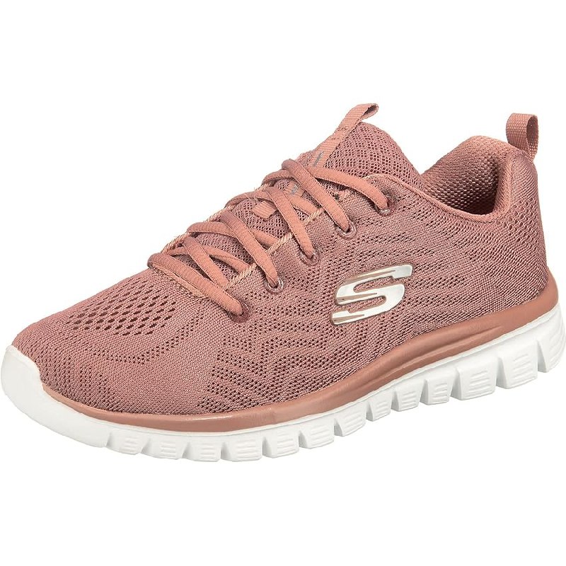 Damen Sneaker von Skechers in Mauve mit Mesh-Details. Sportlich und stylisch, ideal für den Alltag. #Skechers #DamenSchuhe #Sportschuhe #MustHave #Deutschland #Geschenk #Coupon - Jetzt bei Amazon kaufen!