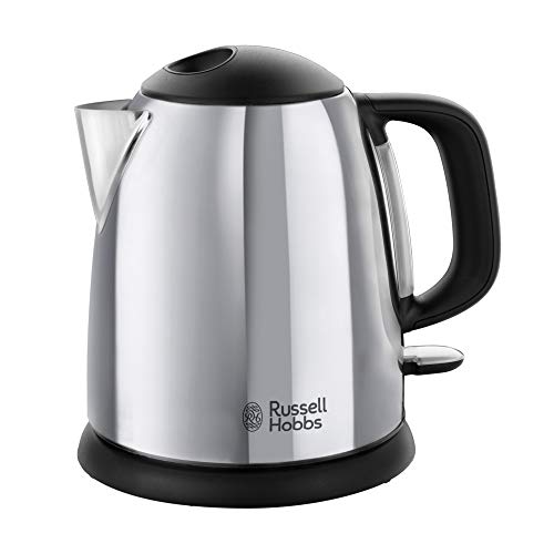 Kompakter Wasserkocher von Russell Hobbs mit 1,0l Fassungsvermögen und 2400W Leistung. Schnellkochfunktion und herausnehmbarer Kalkfilter. Perfekt für unterwegs. #RussellHobbs #Wasserkocher #Reise #Schnellkochfunktion #Deutschland #Geschenk #Angebot - Jetzt bei Amazon kaufen!