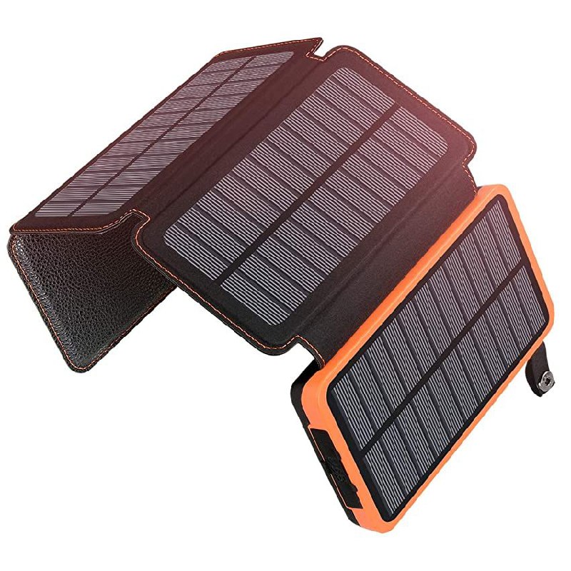 ADDTOP Solar Powerbank mit 25000mAh und 4 Solarpanels für unterwegs. Nie mehr ohne Akku! 🌞🔋 #ADDTOP #SolarPowerbank #PortableCharger #OutdoorLife #Deutschland #Geschenk #Rabatt - Jetzt bei Amazon kaufen!