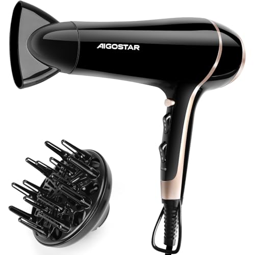 Aigostar Haartrockner 2400W mit Ionenfunktion in Schwarz. 3 Temperatur- und 2 Geschwindigkeitsstufen für perfektes Haarstyling. #Aigostar #Haartrockner #Ionenfunktion #Beauty #Weihnachten #Geschenk #Preisfehler - Jetzt bei Amazon kaufen!