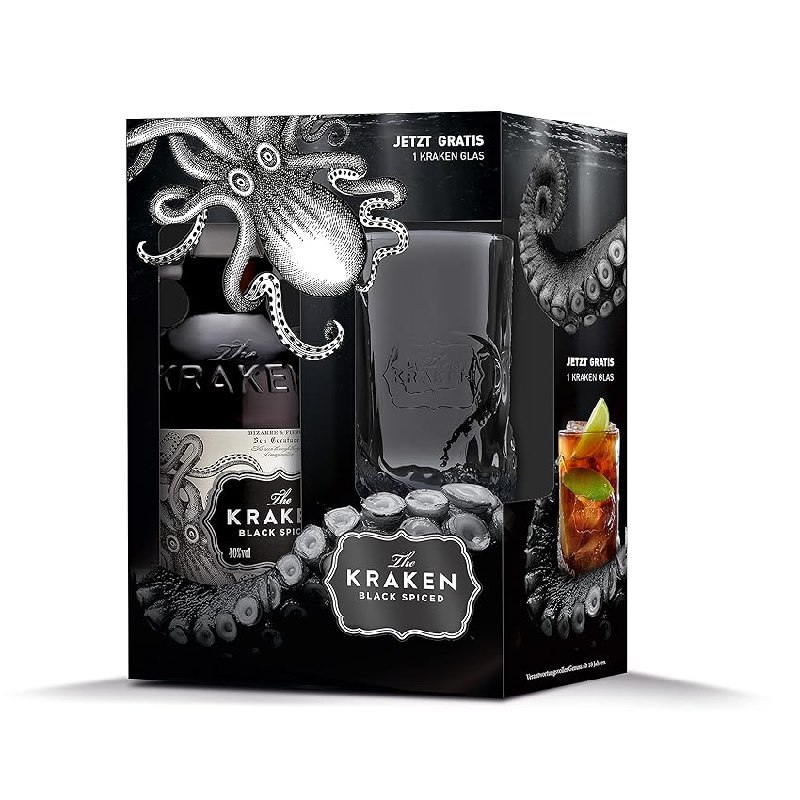 Kraken Black Spiced 40,0 Vol.- in der Geschenkverpackung - Ein einzigartiger Rum mit kräftigem Geschmack und 24% Rabatt. #Kraken #Rum #Geschenkverpackung #Sparpreis #Weihnachten #Geschenk #Deals - Jetzt bei Amazon kaufen!