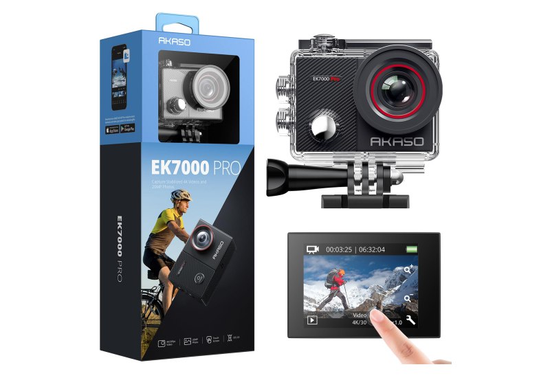 AKASO Action Cam 4K 20MP WiFi 40M Unterwasserkamera Ultra HD Touchscreen Weitwinkel Ice Action Cam mit Fernbedienung und Zubehörkit. Perfekt für Outdoor-Abenteuer! #AKASO #ActionCam #4K #OutdoorAbenteuer #Weihnachten #Geschenk #Coupon - Jetzt bei Amazon kaufen!