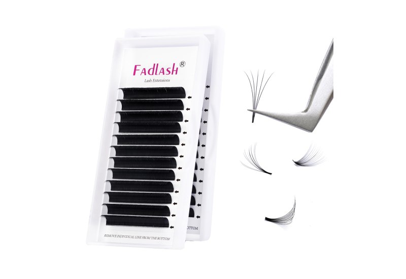 FADLASH Easy Fan Lashes 0,05 mm D-10 für Volumentechnik - 1 Tray schwarze Wimpernverlängerung, Selbstfächernd, nur 4,75€! #FADLASH #EyelashExtension #Volumen #Angebote #Weihnachten #Geschenk #Schnäppchen - Jetzt bei Amazon kaufen!