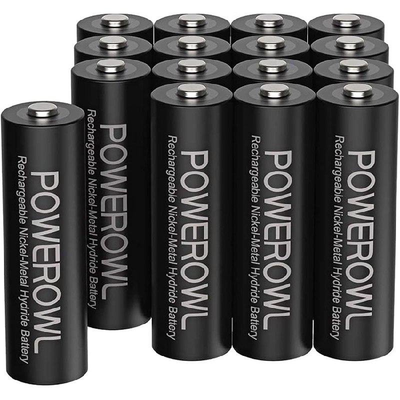 AA Akkus von POWEROWL mit 2800mAh, geringer Selbstentladung. 16 Stück im Set. Spare jetzt 27%! #POWEROWL #Akku #Wiederaufladbar #Sparen #Deutschland #Geschenk #Deals - Jetzt bei Amazon kaufen!