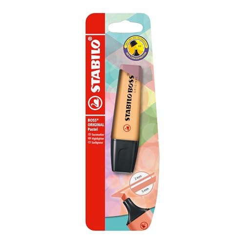 Der STABILO BOSS ORIGINAL Textmarker in sanftem Orange sorgt für perfekte Markierungen. Ideal für Schule, Uni und Büro. #STABILO #Textmarker #Büromaterial #Pastellfarben #Weihnachten #Geschenk #Preisfehler - Jetzt bei Amazon kaufen!