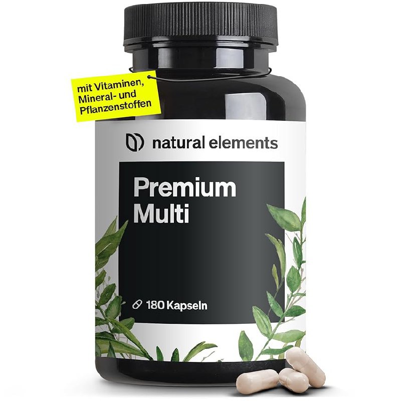 Hochdosierte Multivitamin-Kapseln mit wertvollen Vitaminen A, C und E. Ideale Nahrungsergänzung für nur 16,79€! #Multivitamin #Vitamine #Gesundheit #Angebot #Weihnachten #Geschenk #Schnäppchen - Jetzt bei Amazon kaufen!