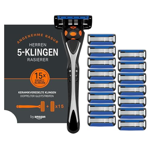 Herrenrasierer mit 5 Klingen, 16 Nachfüllpackungen in Mehrfarbig. Hochwertige Rasur für Männer. #Herrenrasierer #5Klingen #Mehrfarbig #Sale #Deutschland #Geschenk #Preisfehler - Jetzt bei Amazon kaufen!